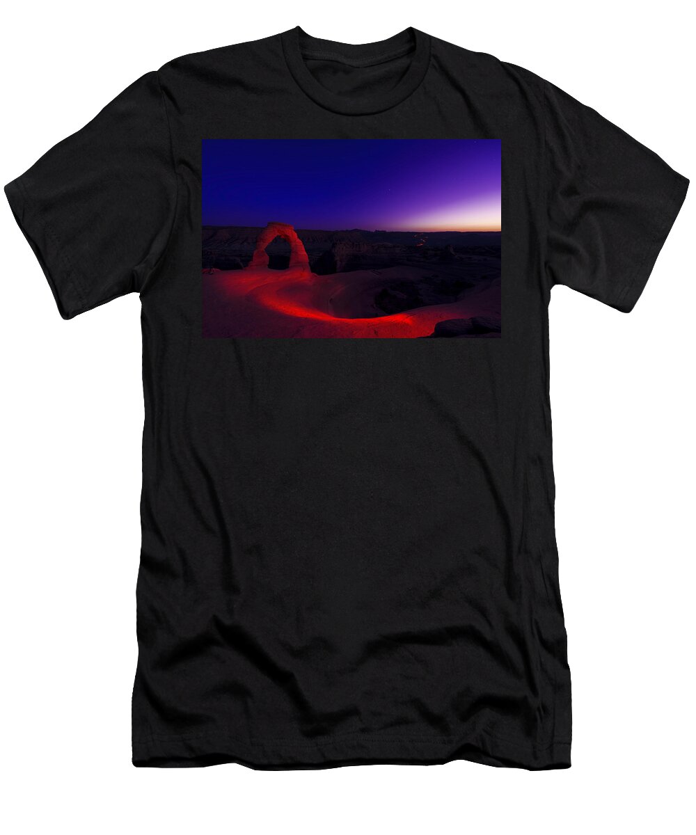 Utah T-Shirt featuring the photograph Delicate Twilight by Dustin LeFevre