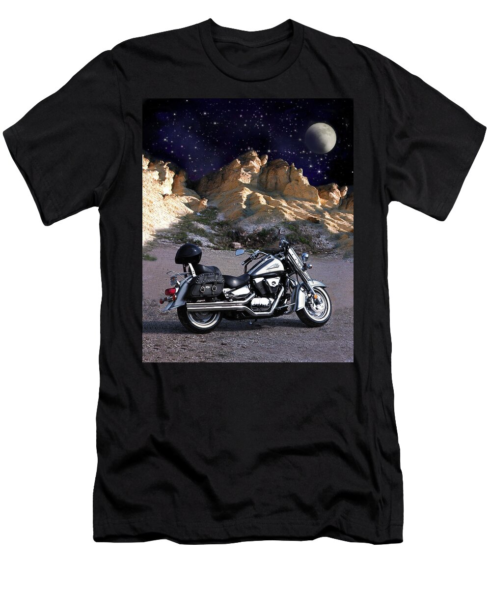 Bike T-Shirt featuring the photograph Desert Bike by Mary Almond