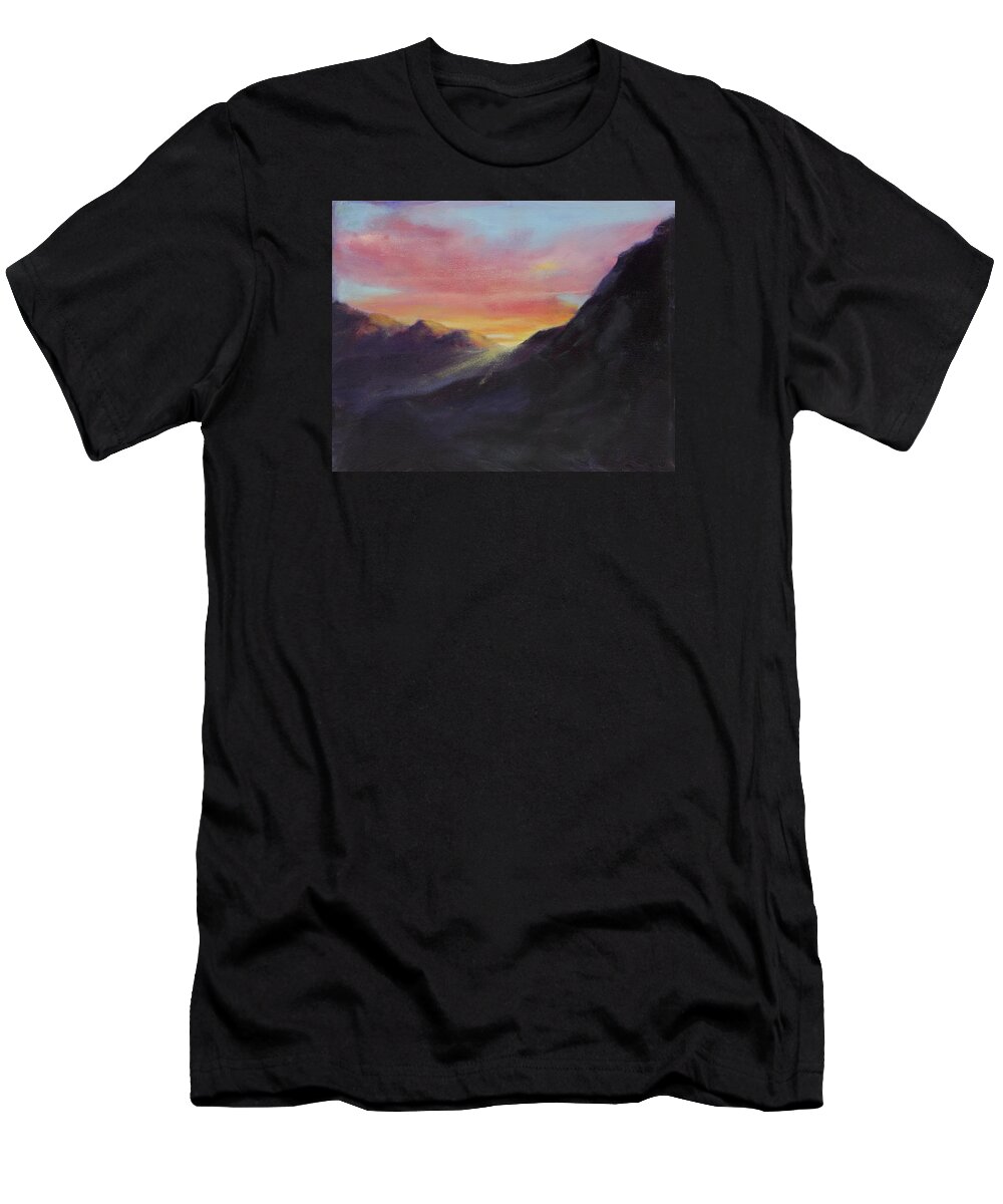 D￿r T-Shirt featuring the painting Easter Sunrise by Maria Hunt
