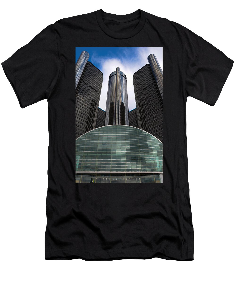 Detroit T-Shirt featuring the photograph Detroit Renaissance by Gales Of November