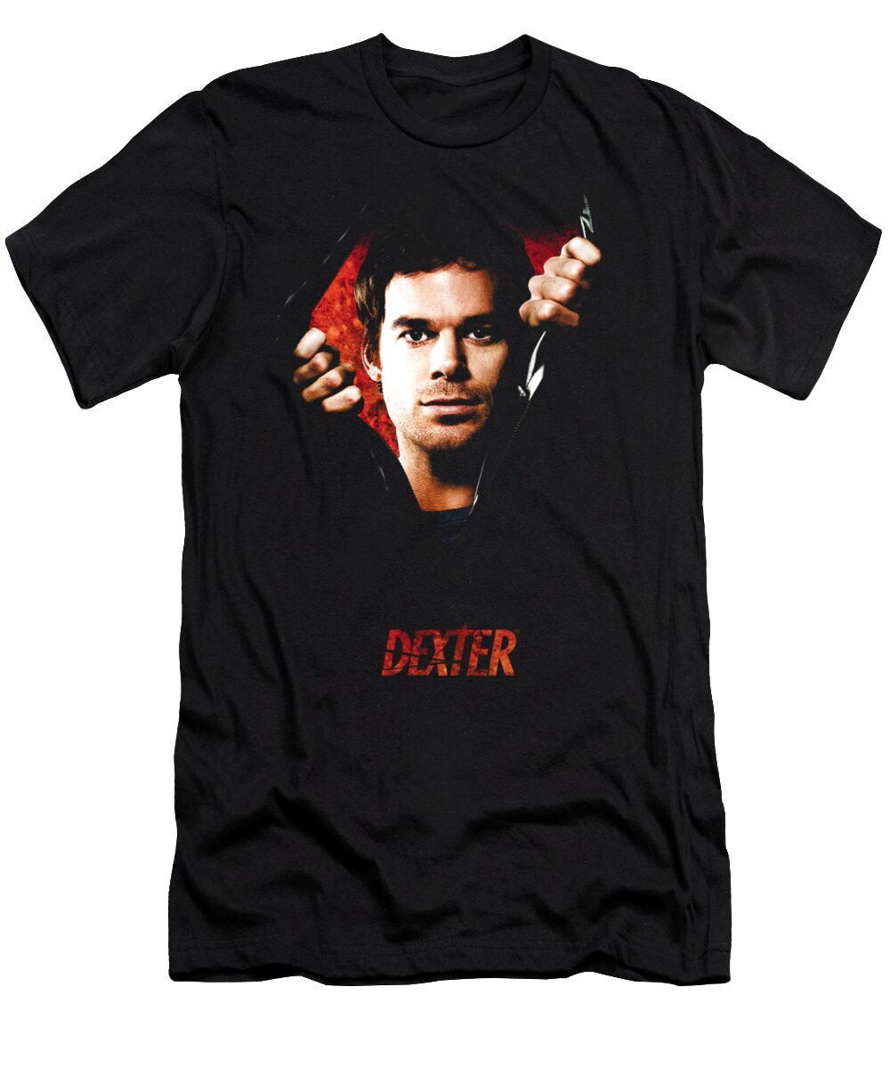  T-Shirt featuring the digital art Dexter - Body Bad by Brand A