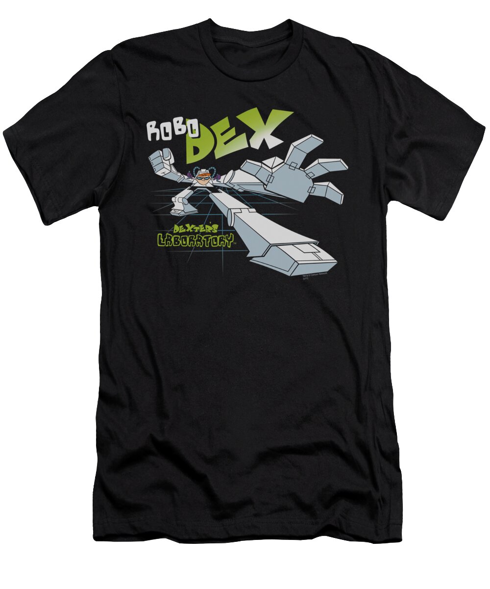Dexter's Lab T-Shirt featuring the digital art Dexter's Laboratory - Robo Dex by Brand A