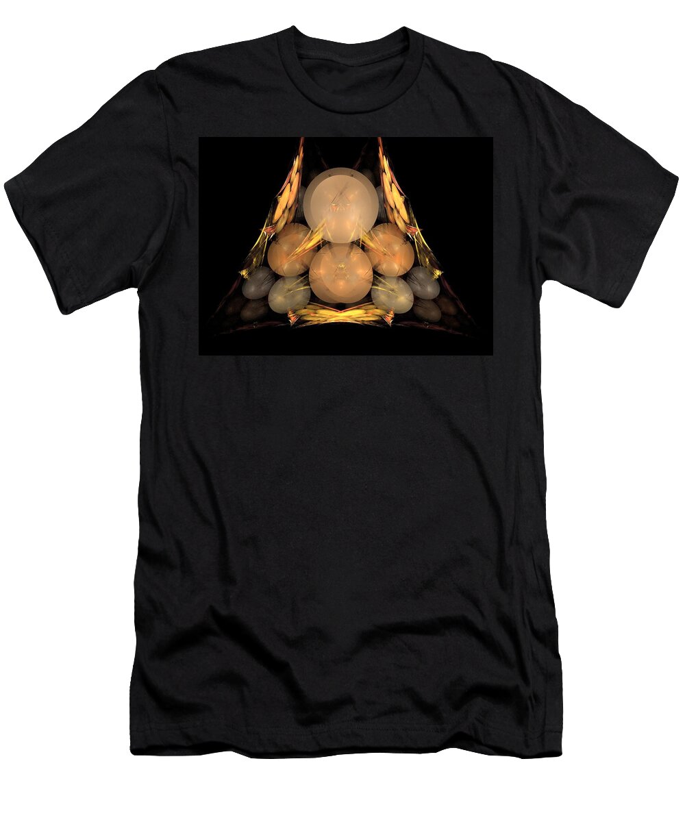 Eggs T-Shirt featuring the painting Dinosaur Eggs by Bruce Nutting
