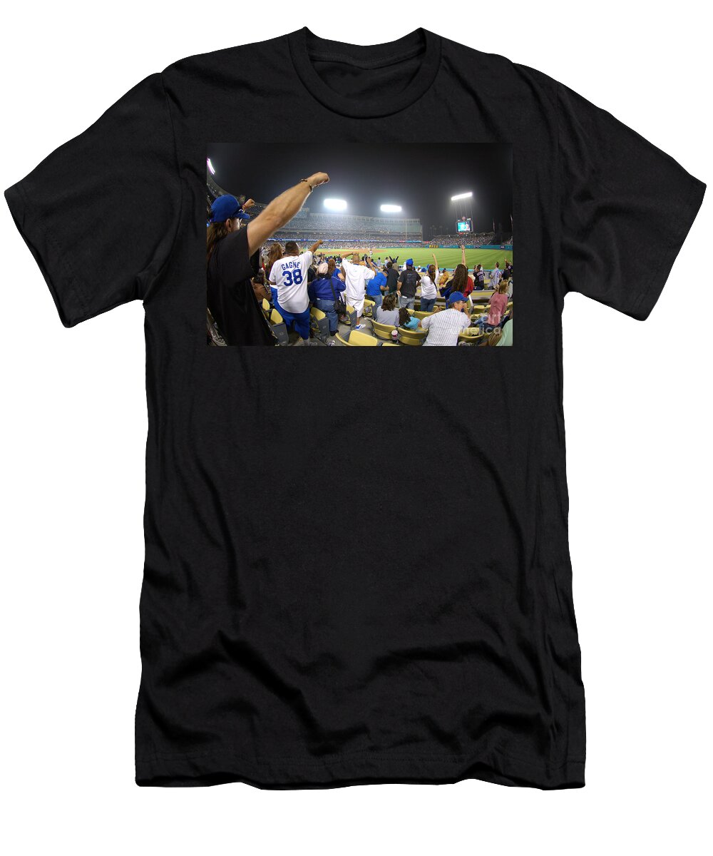 Dodgers T-Shirt featuring the photograph Dodger Stadium 3 by Micah May