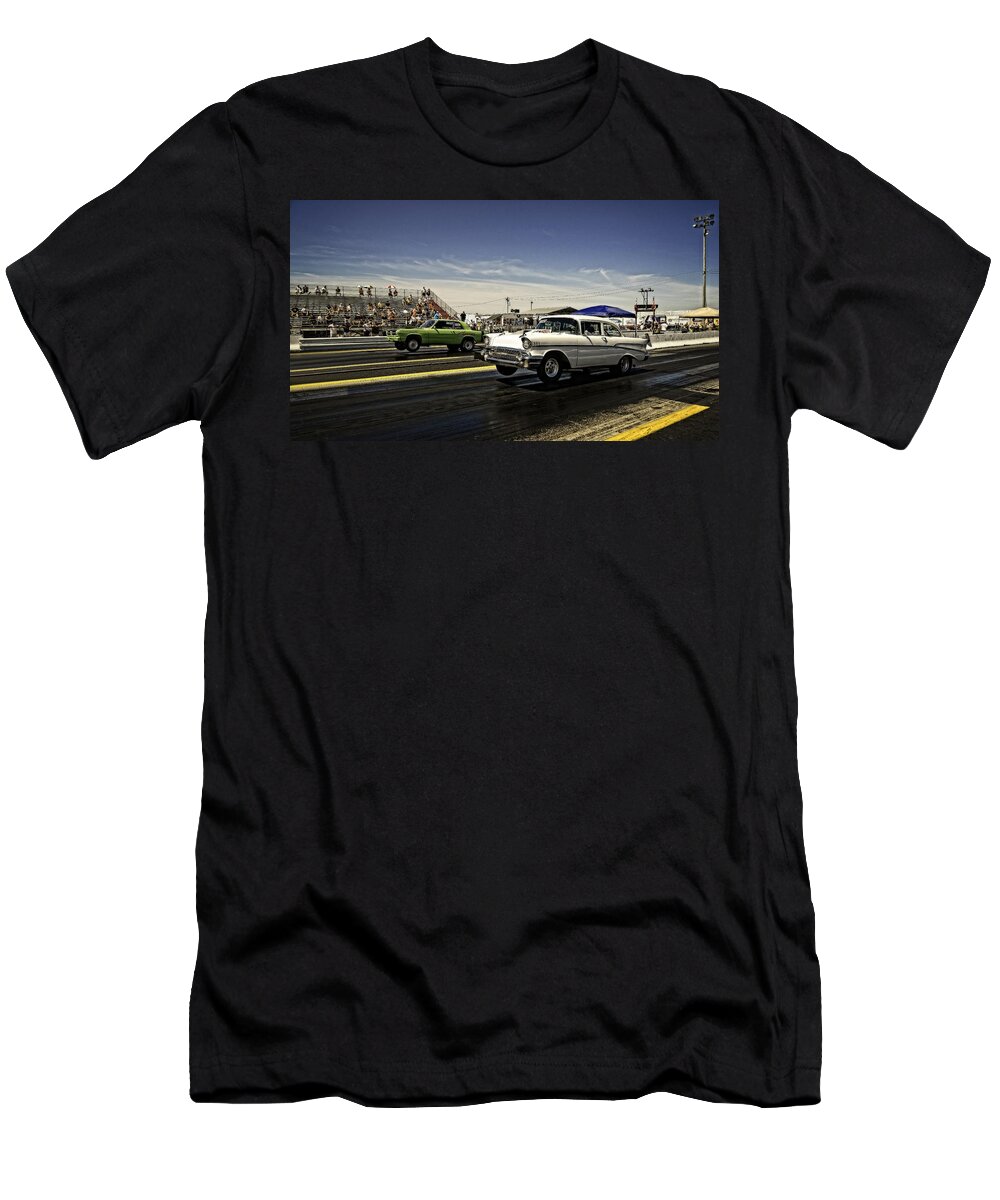 Drags T-Shirt featuring the photograph Domination by Jerry Golab