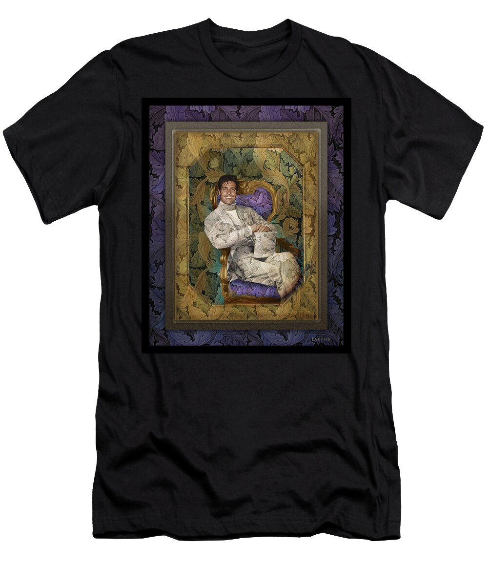 Handsome Man T-Shirt featuring the photograph Donn Angelo by Richard Laeton