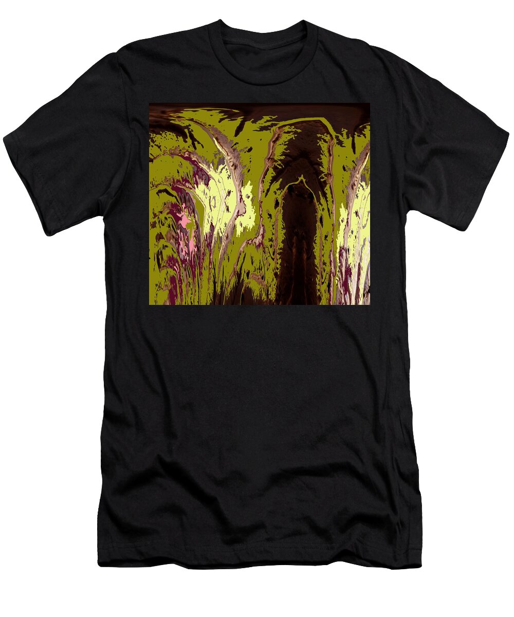 Abstract T-Shirt featuring the photograph Don't Trust the Radicchio by Laureen Murtha Menzl