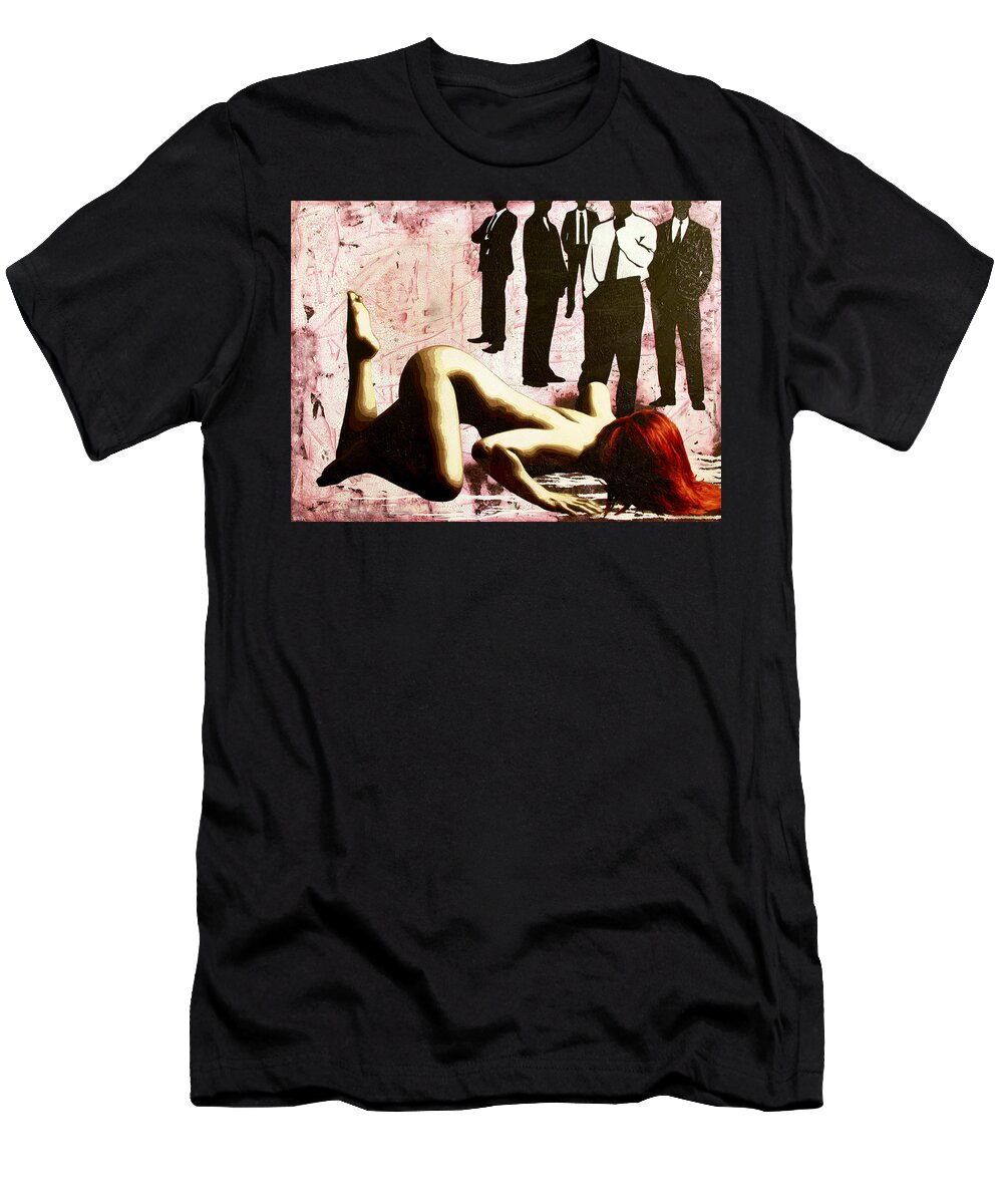 Submission T-Shirt featuring the painting Don't You Know What You Are? by Bobby Zeik