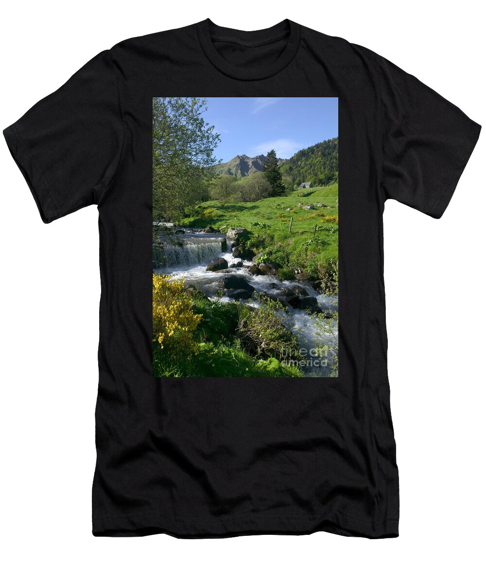 Dordogne River T-Shirt featuring the photograph Dordogne River, France by Christen/Okapia