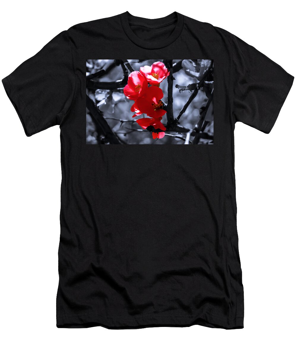 Red Flower T-Shirt featuring the photograph Dreamtime Magic by AM FineArtPrints