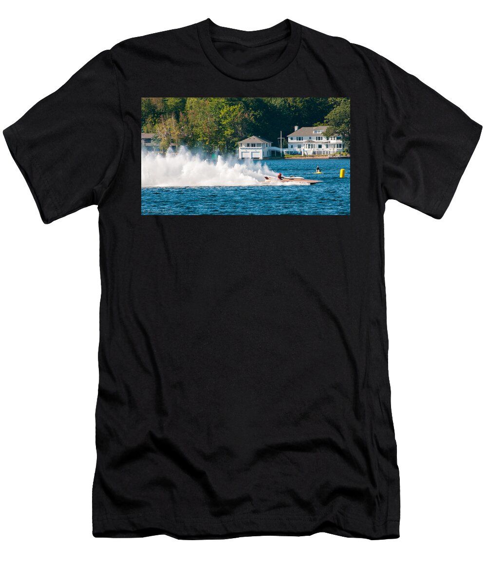 New England T-Shirt featuring the photograph Dynasty Explosion by Brenda Jacobs