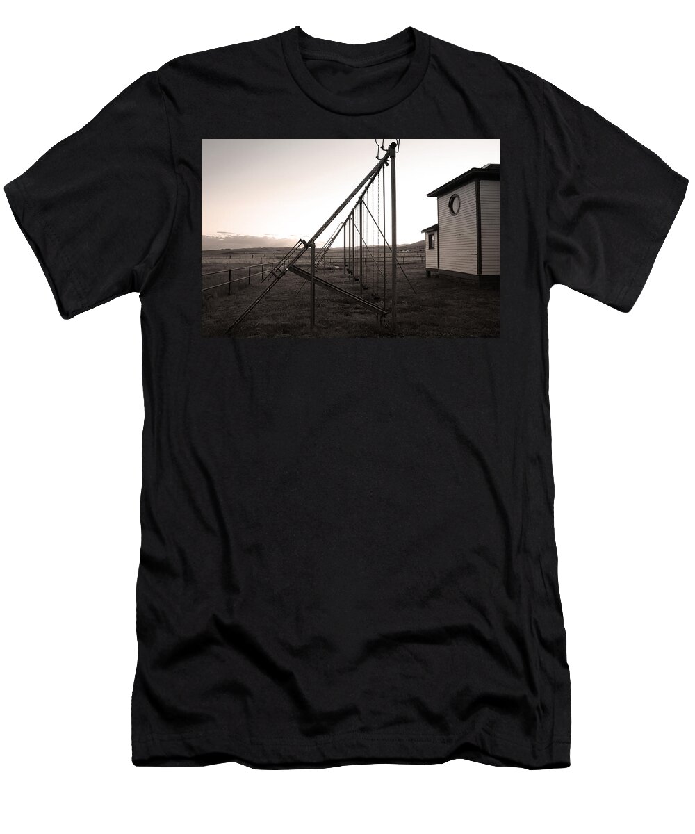 Playground T-Shirt featuring the photograph Echoes of Laughter by Jim Garrison