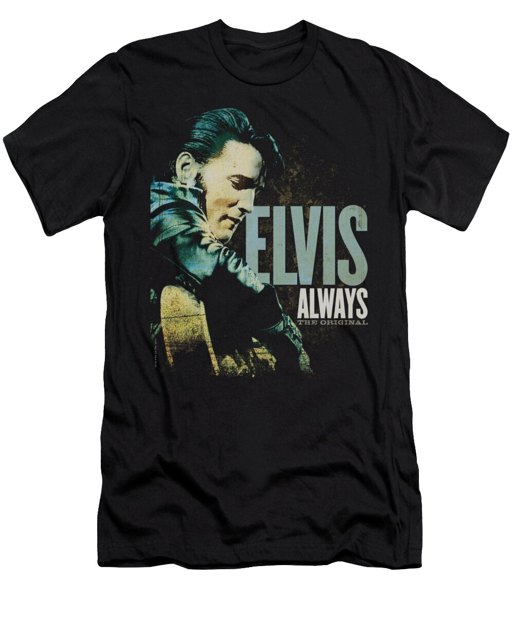 Elvis T-Shirt featuring the digital art Elvis - Always The Original by Brand A