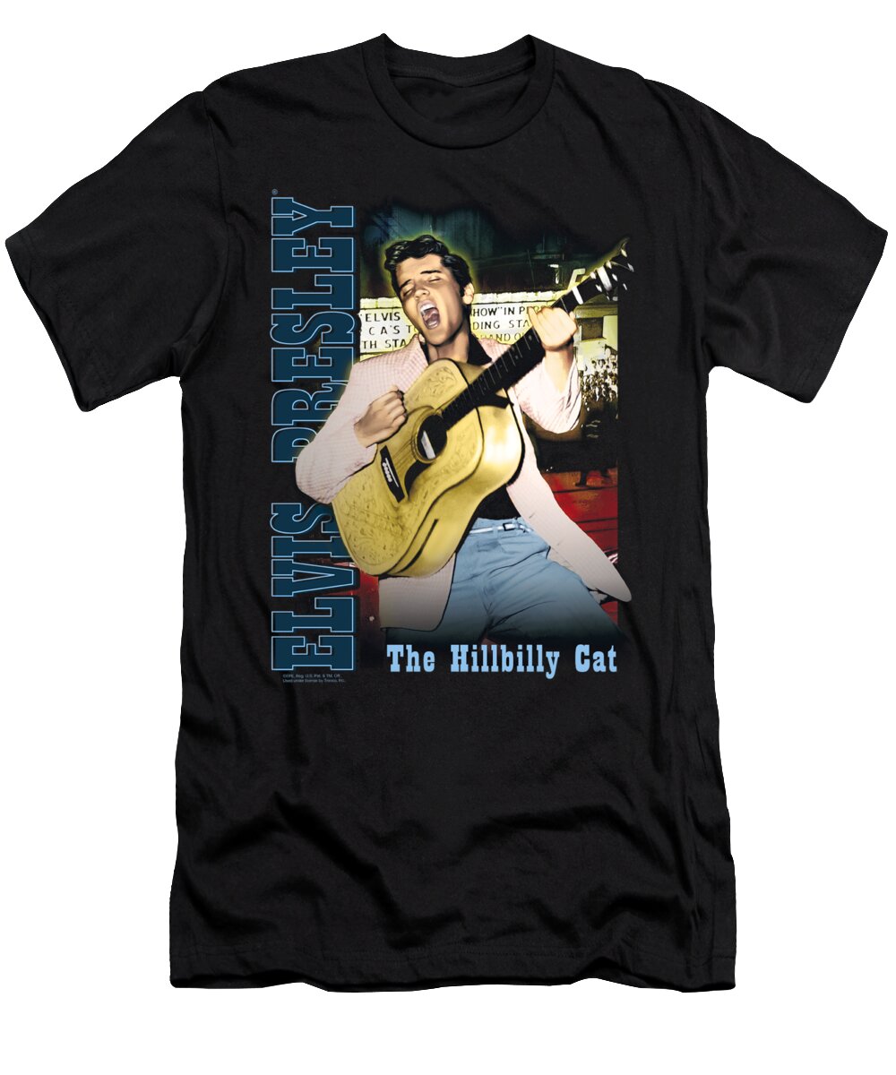  T-Shirt featuring the digital art Elvis - Memphis by Brand A