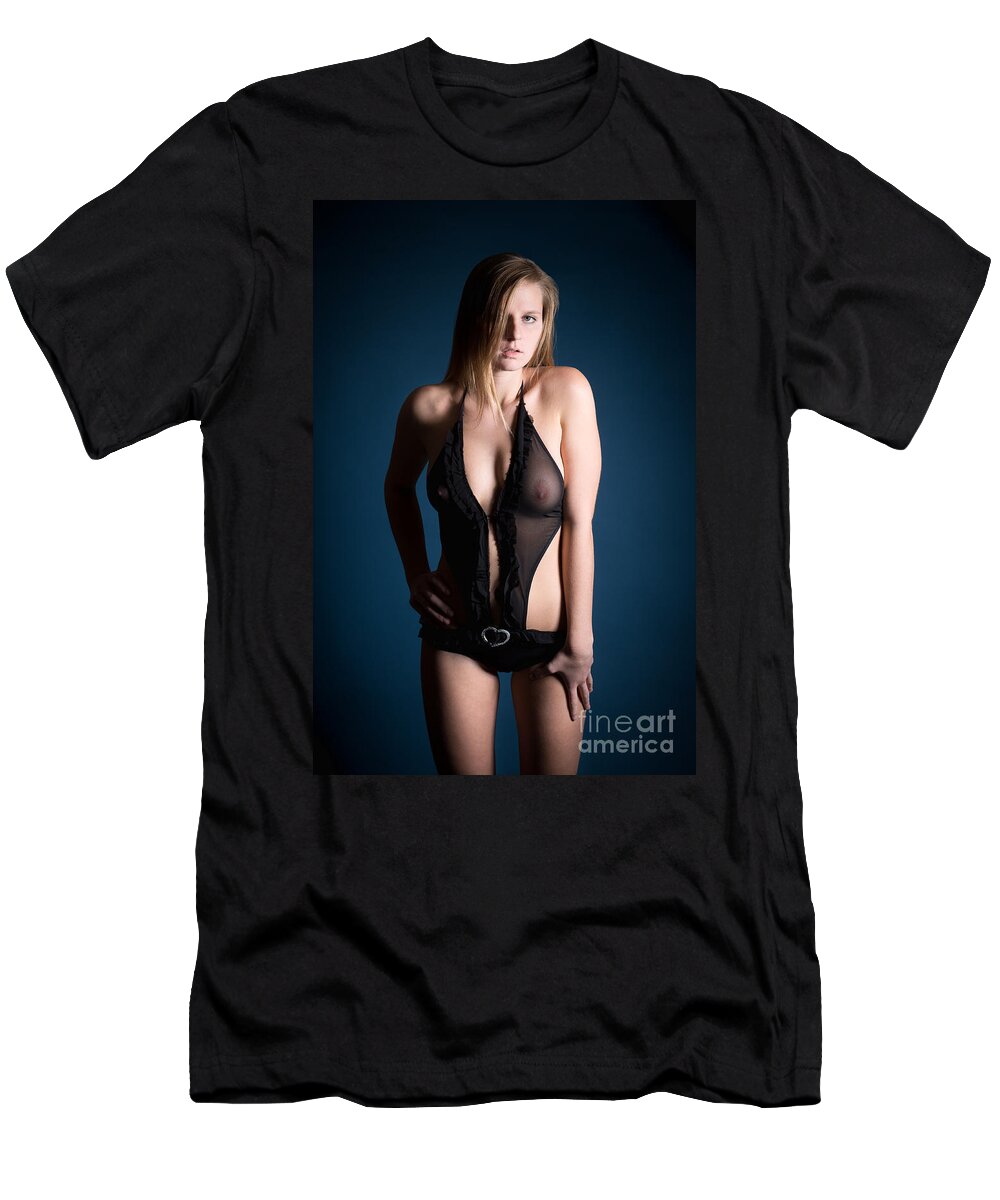 Woman T-Shirt featuring the photograph Erotic Lingerie by Jochen Schoenfeld