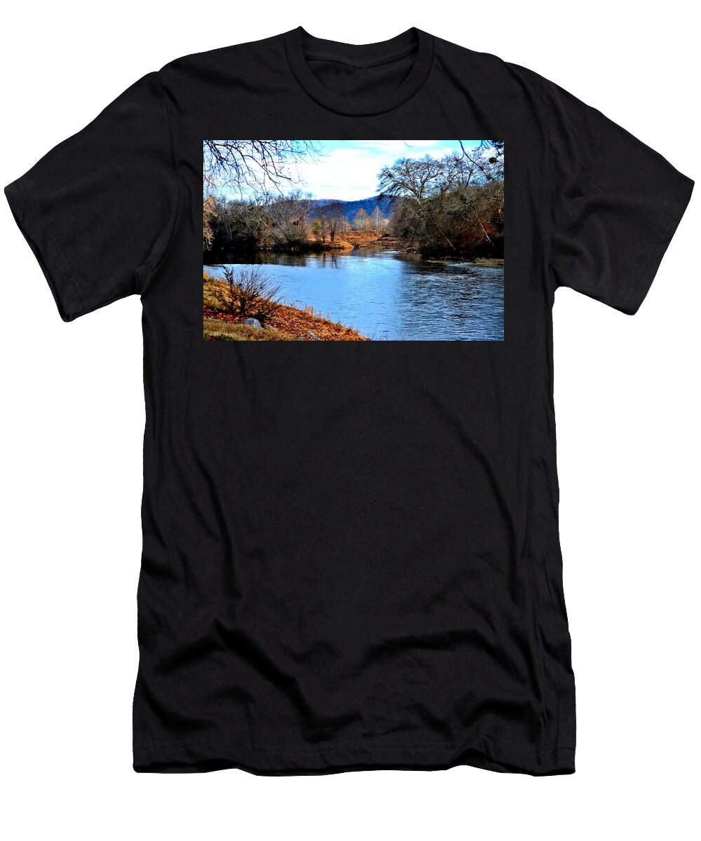 Etowah River T-Shirt featuring the photograph Etowah River by Tara Potts