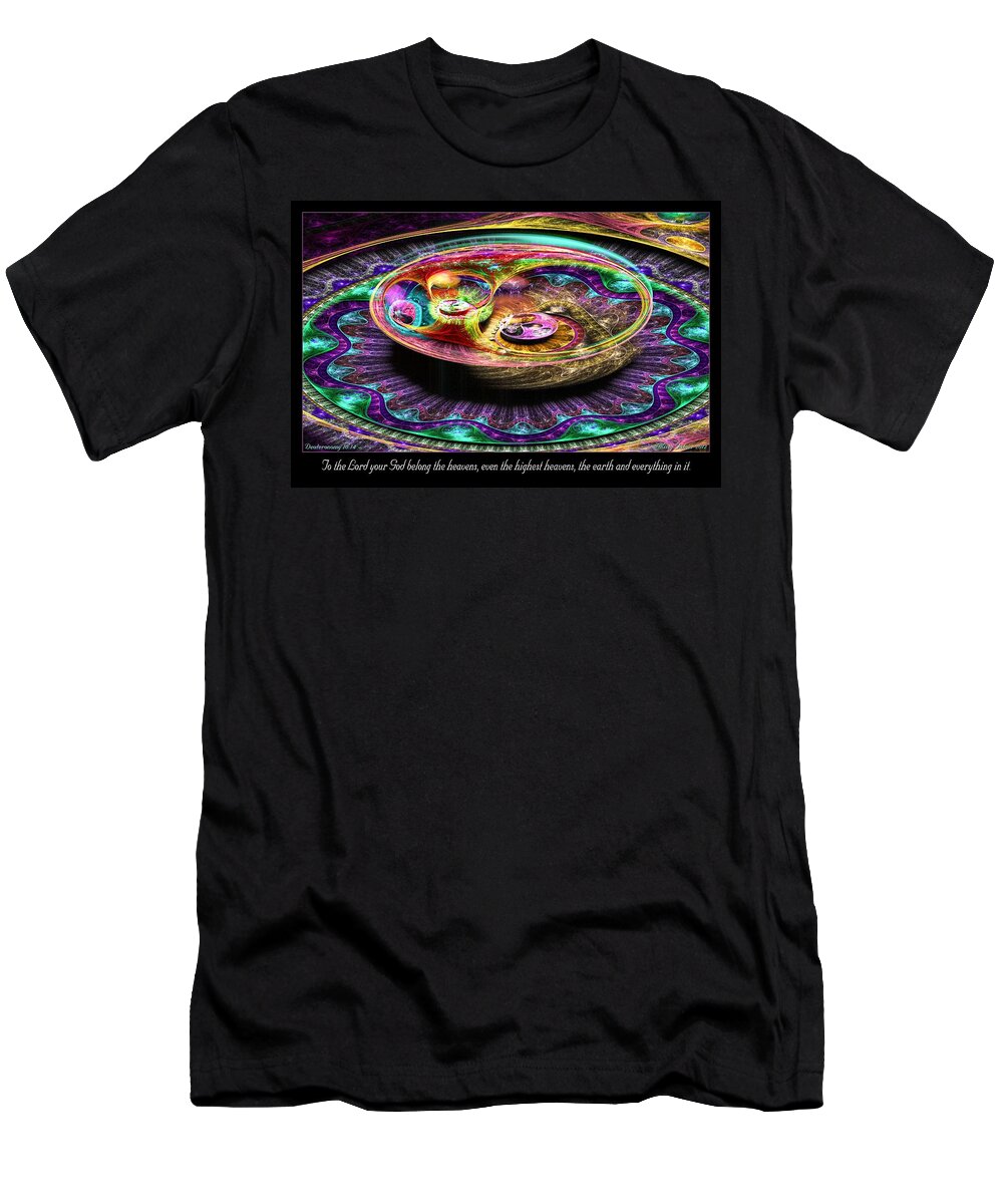 Fractal T-Shirt featuring the digital art Everything by Missy Gainer