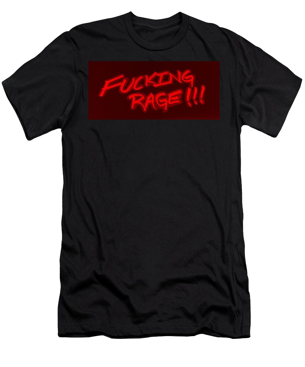 Fuck T-Shirt featuring the photograph F R Red by Rob Hans