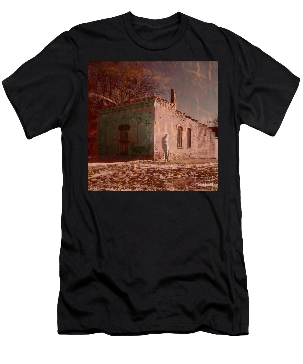 Storytellers T-Shirt featuring the painting Faded Memories by Desiree Paquette