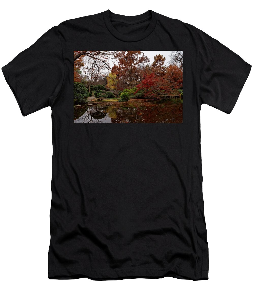 Garden T-Shirt featuring the photograph Fall Colors In The Garden by Jonathan Davison