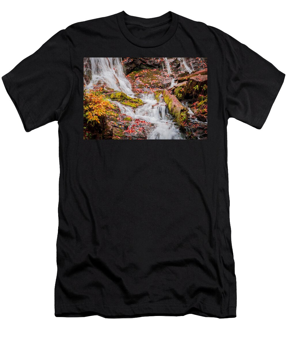 Appalacia T-Shirt featuring the photograph Falls End by Lynn Bauer