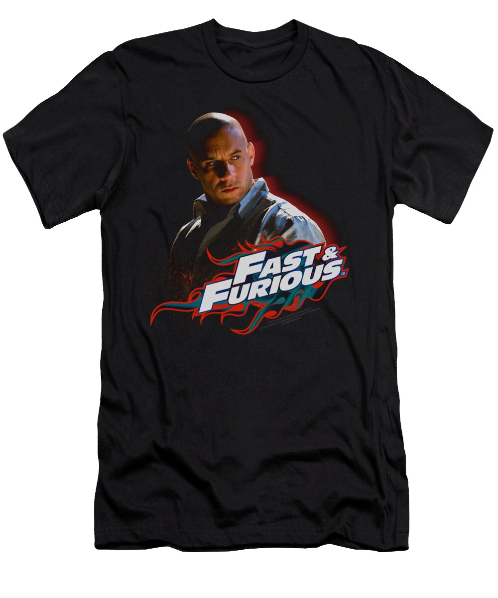 Fast And The Furious T-Shirt featuring the digital art Fast And Furious - Toretto by Brand A