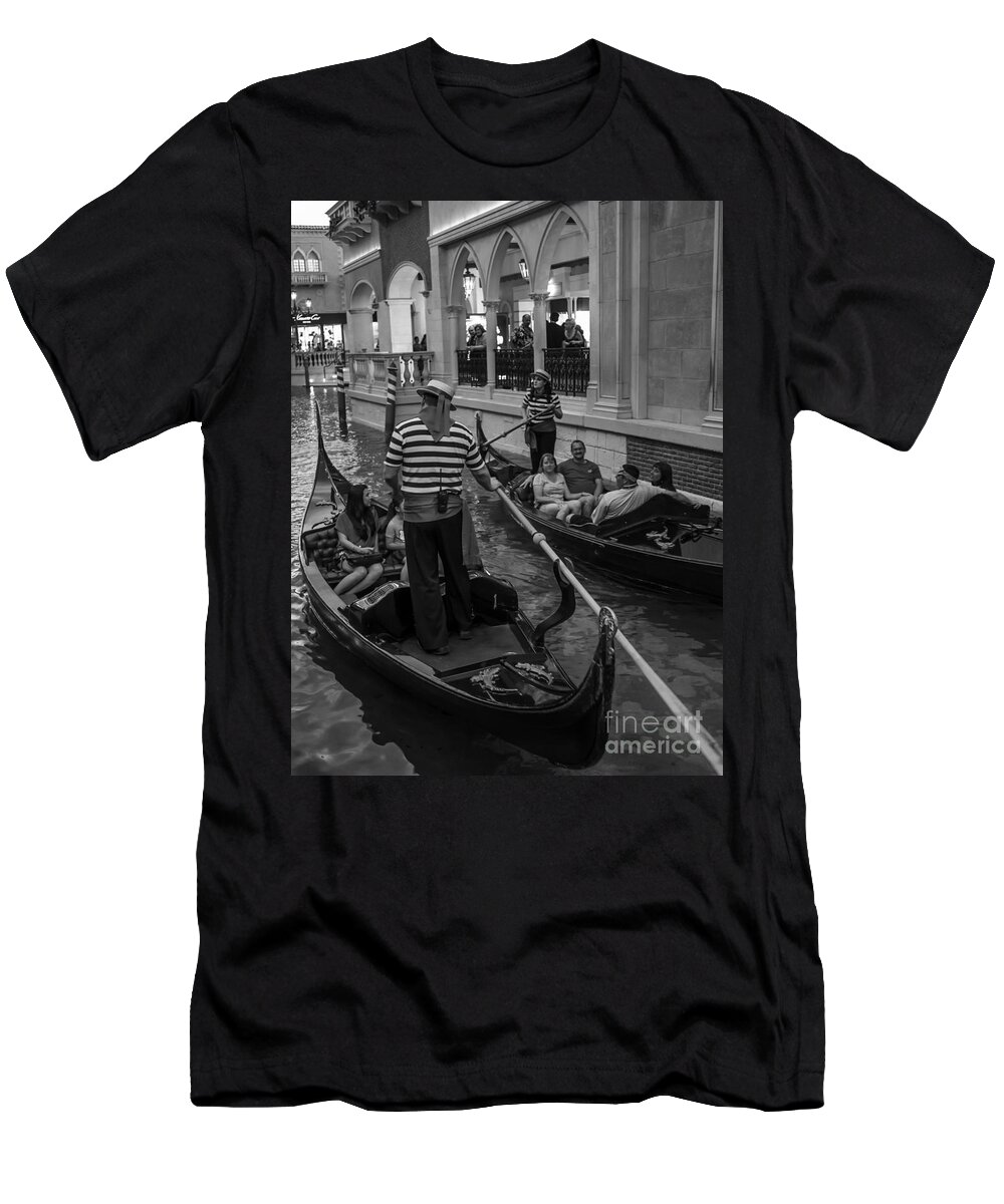 2013 T-Shirt featuring the photograph Faux Venice Las Vegas 2013 by Edward Fielding