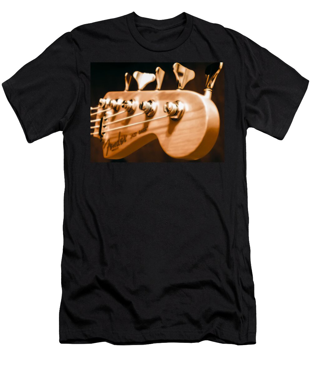 Fender Jazz Bass T-Shirt featuring the photograph Fender Jazz by Robert L Jackson