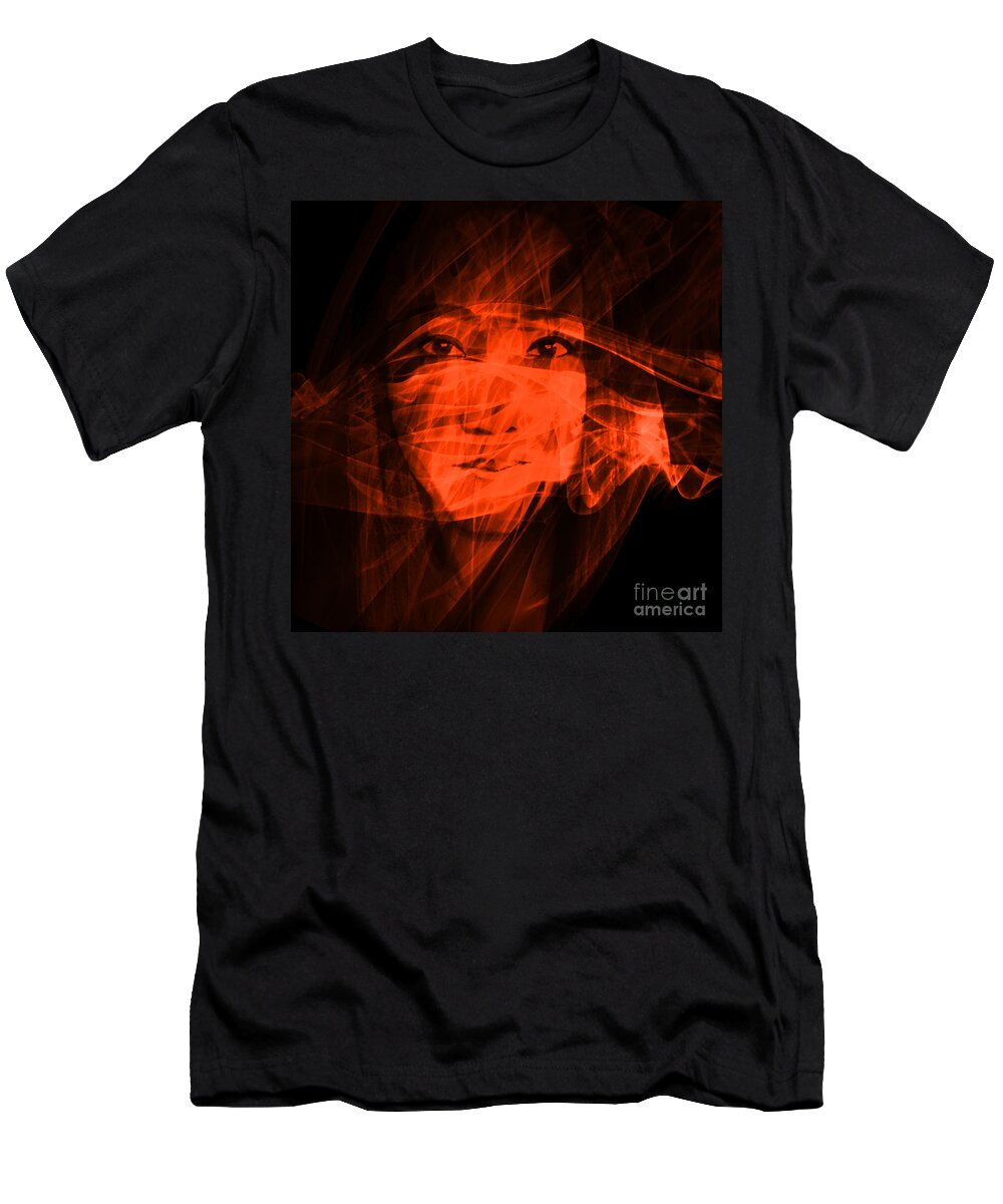 Digital Photography T-Shirt featuring the photograph Floating Air by Fei A