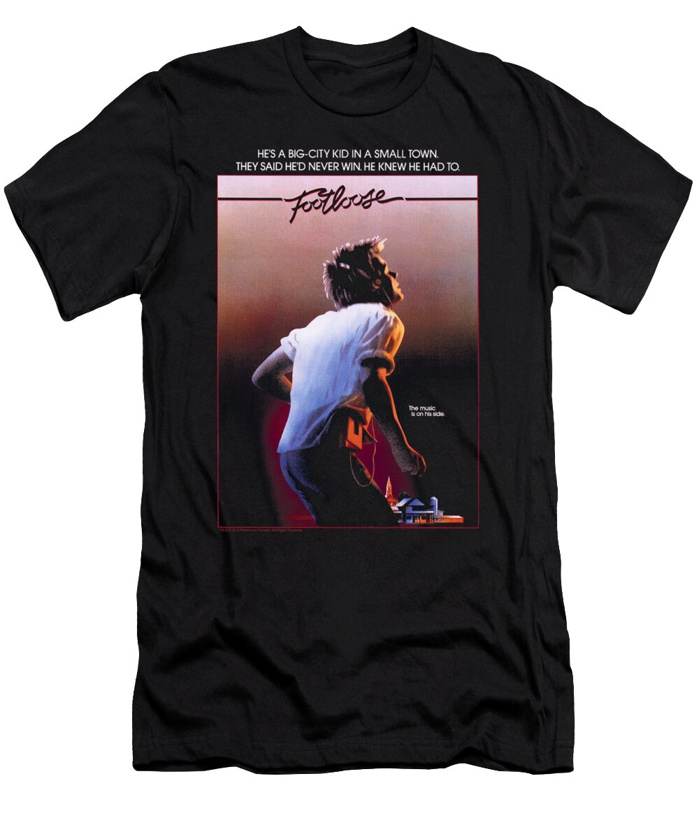  T-Shirt featuring the digital art Footloose - Poster by Brand A