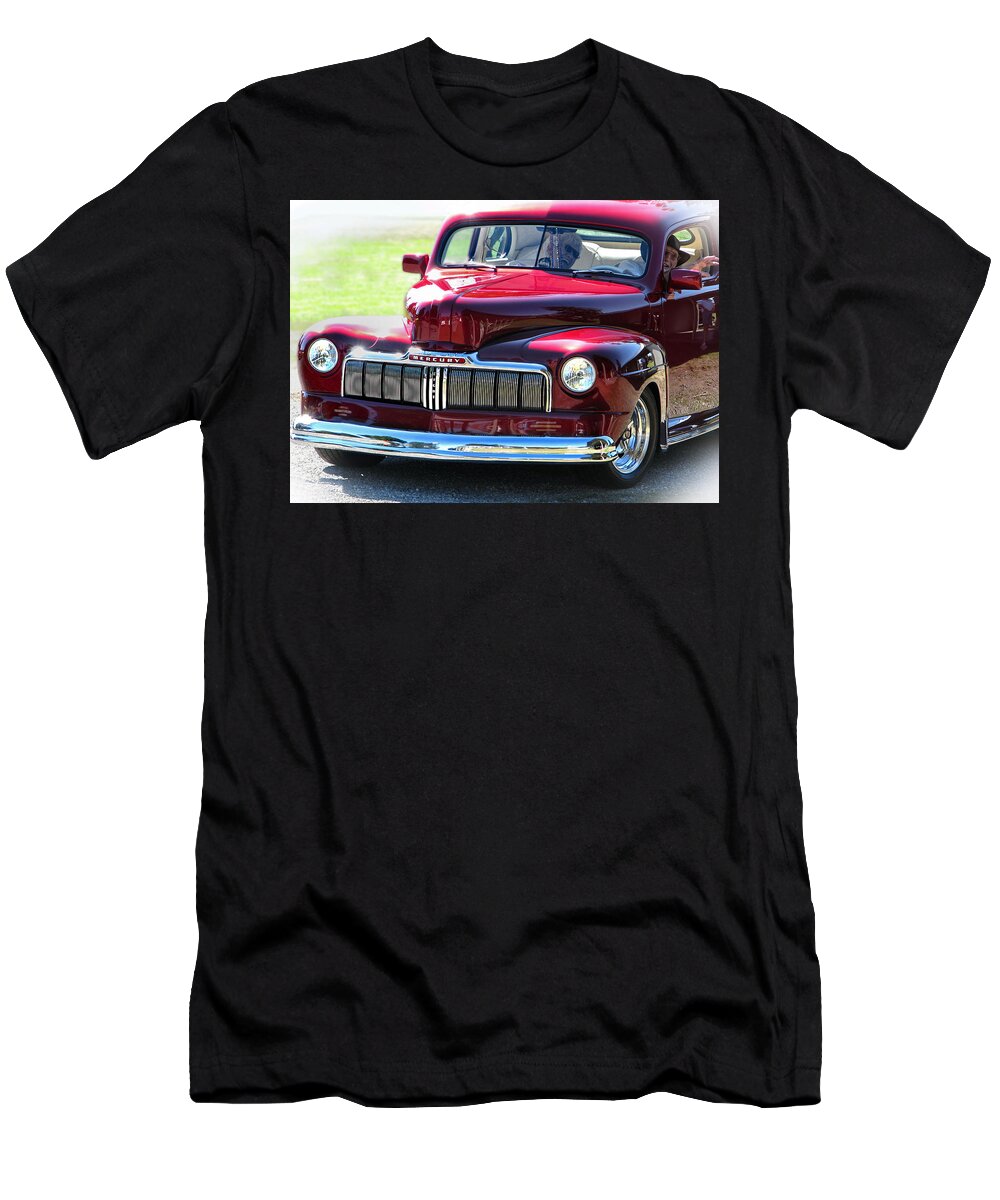 Cars T-Shirt featuring the photograph Ford Mercury Eight by Rory Siegel