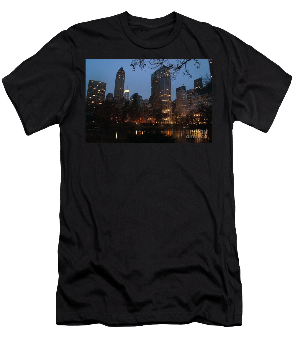 New York City T-Shirt featuring the photograph Fortnight till Christmas by Elena Perelman