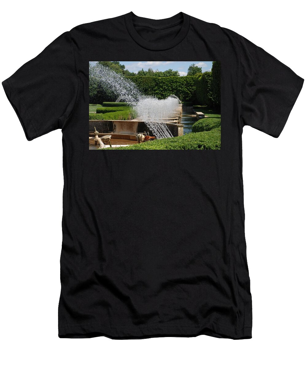 Fountains T-Shirt featuring the photograph Fountains by Jennifer Ancker