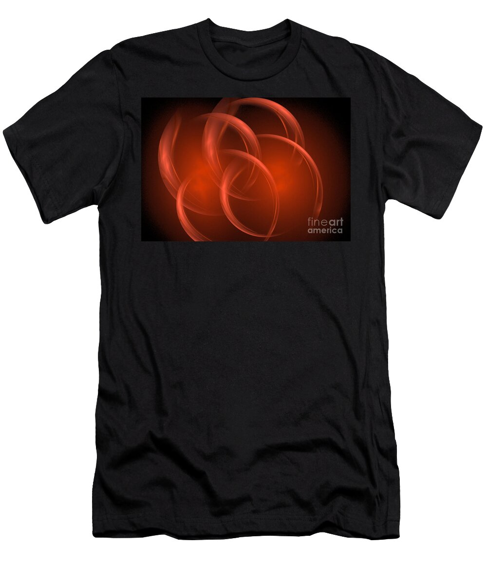 Fractal 015 T-Shirt featuring the digital art Fractal 015 by Taylor Webb