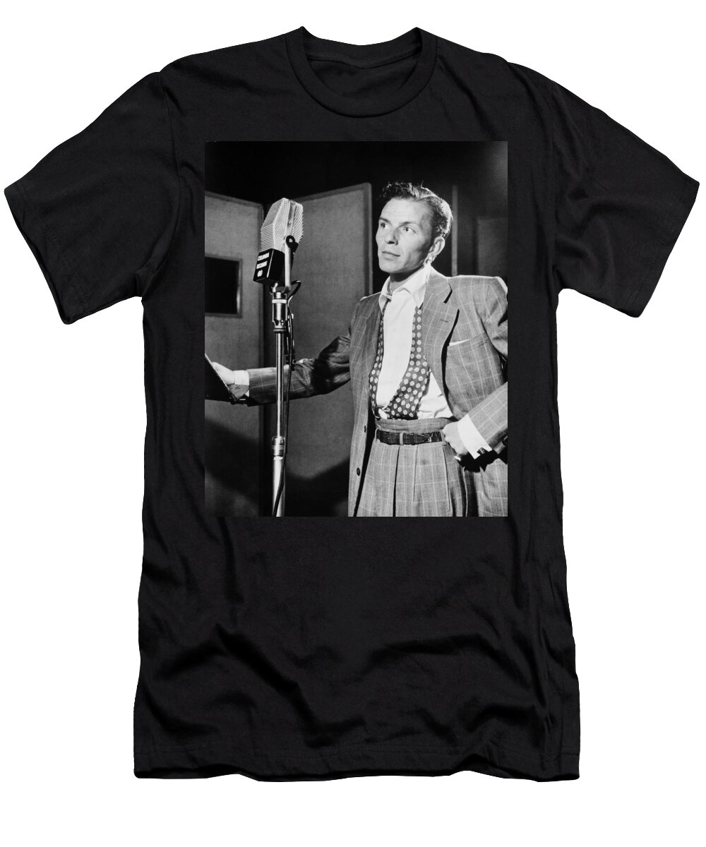 Frank Sinatra T-Shirt featuring the photograph Frank Sinatra by Mountain Dreams