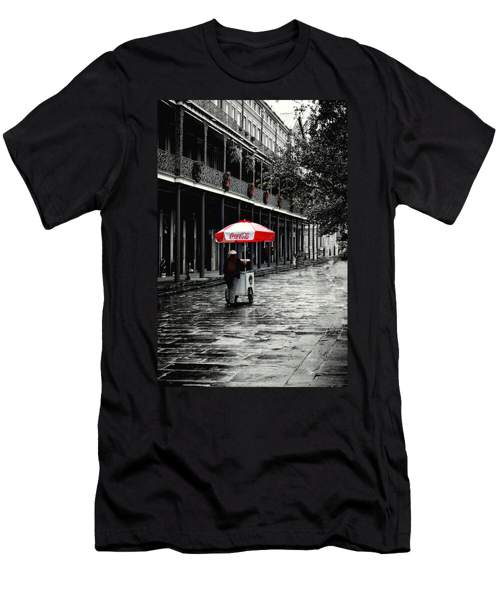 French Quarter T-Shirt featuring the photograph French Quarter Solitude...... by Tanya Tanski