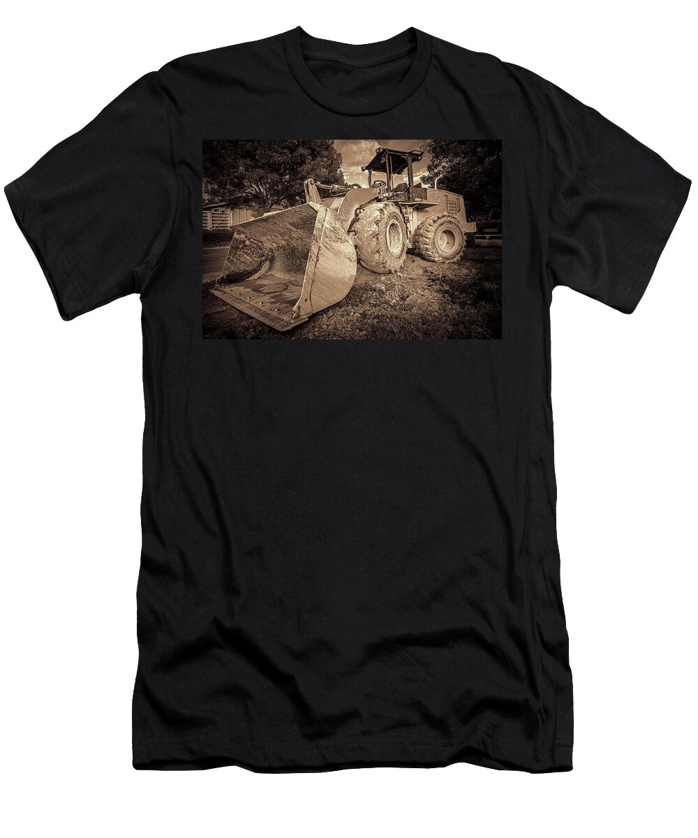 Front T-Shirt featuring the photograph Front loader-1 by Rudy Umans