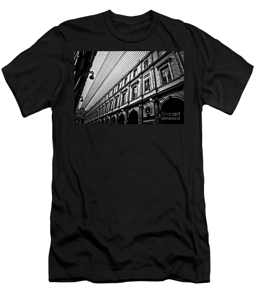 Shopping Arcade T-Shirt featuring the photograph Galeries Royales by Brothers Beerens