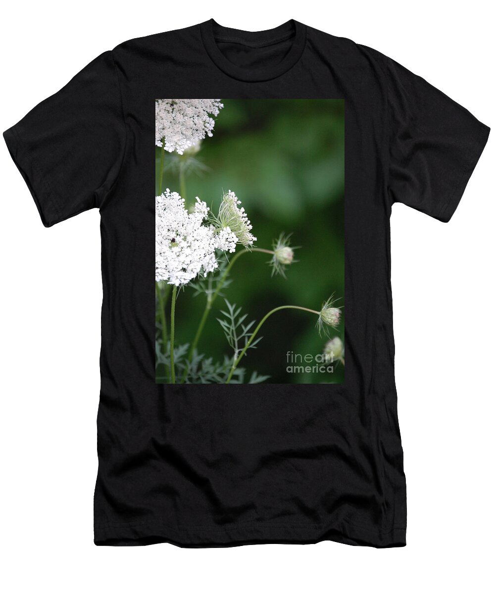 First Star Art T-Shirt featuring the photograph Garden Lace Group by jammer by First Star Art