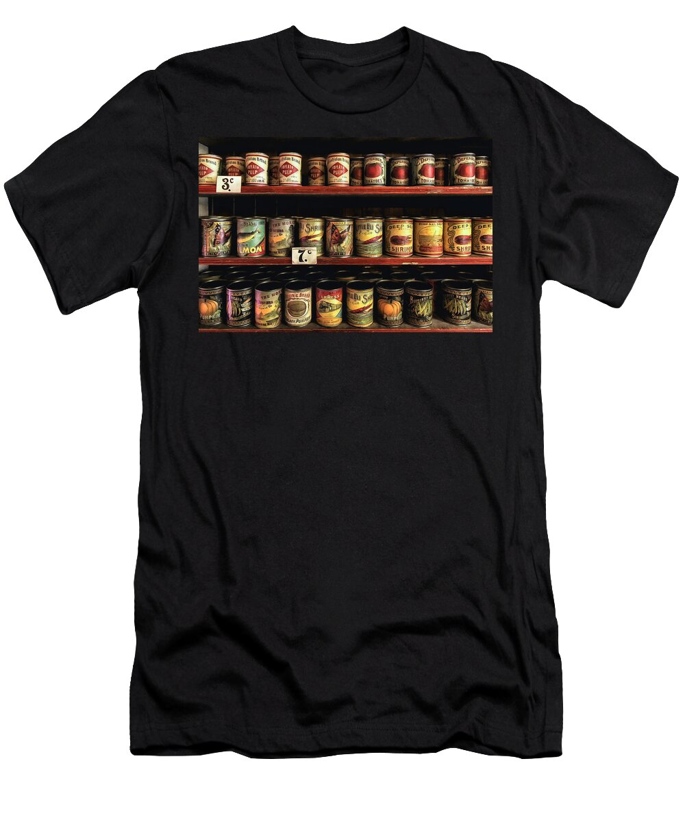 Tin T-Shirt featuring the photograph General Store 1 by Nigel R Bell