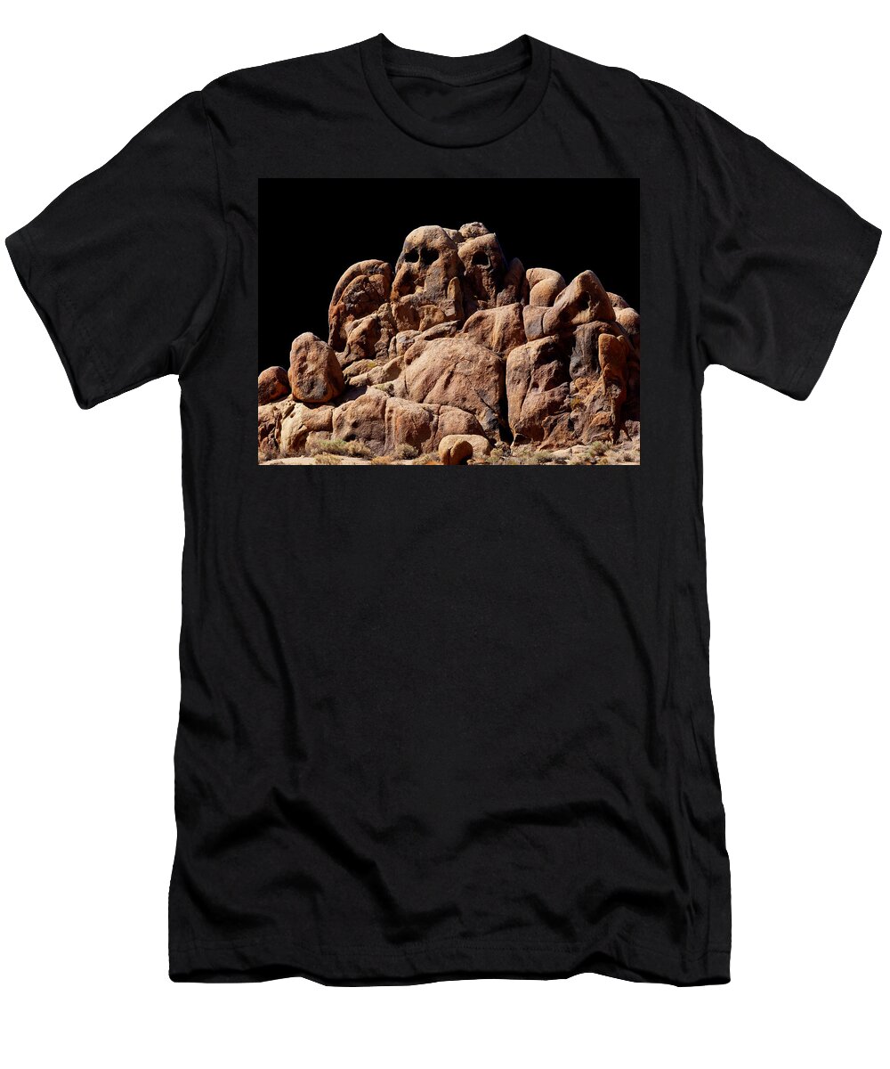 Ghost T-Shirt featuring the photograph Ghost Rocks or Ghosts Rock by Marcia Socolik