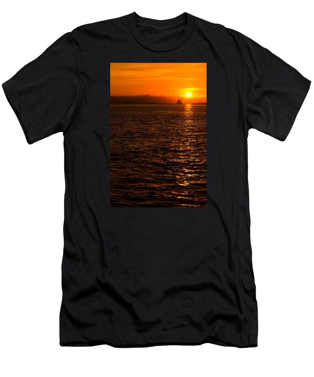 Sunset T-Shirt featuring the photograph Glimmer by Chad Dutson