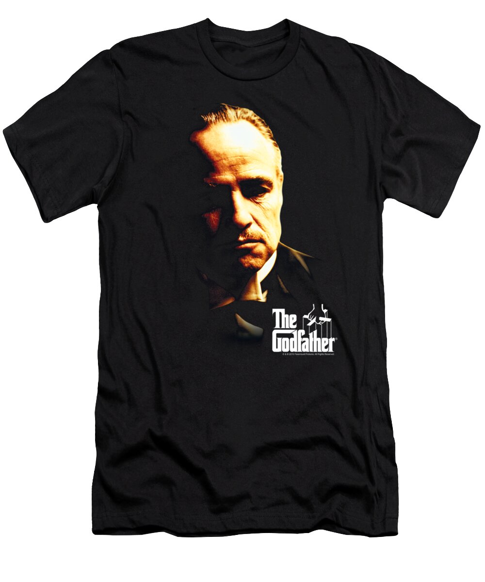  T-Shirt featuring the digital art Godfather - Don Vito by Brand A