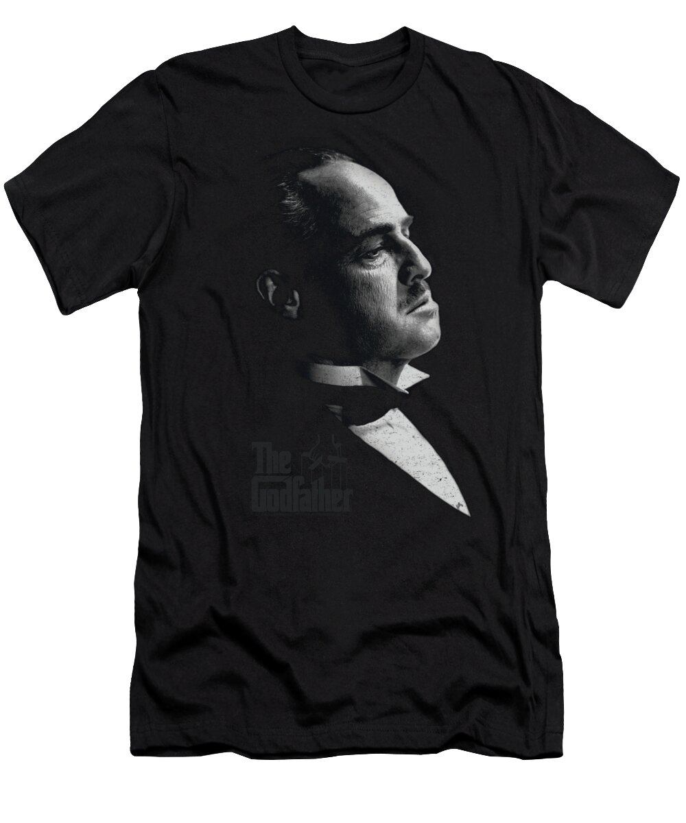  T-Shirt featuring the digital art Godfather - Graphic Vito by Brand A