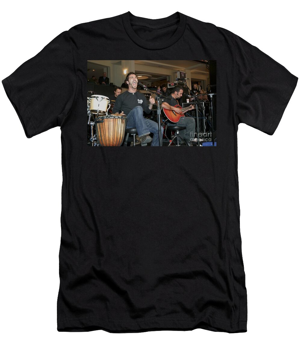Alternative Metal T-Shirt featuring the photograph Godsmack by Concert Photos