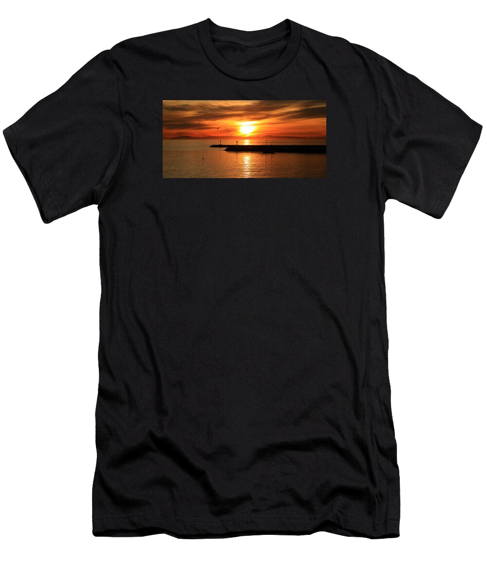 Corona-beach T-Shirt featuring the photograph Gold Corona by Acropolis De Versailles