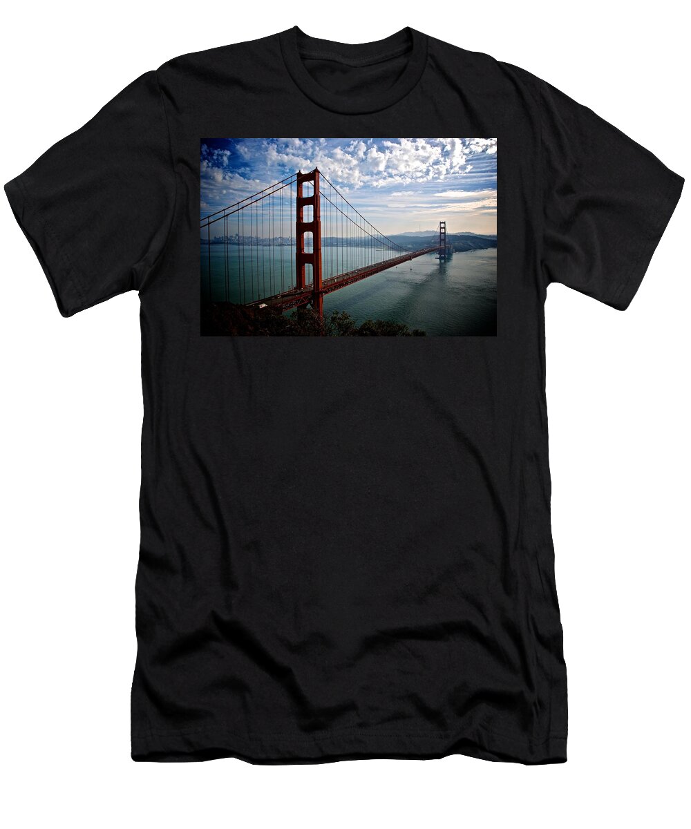 San Francisco T-Shirt featuring the photograph Golden Gate Open by Eric Tressler