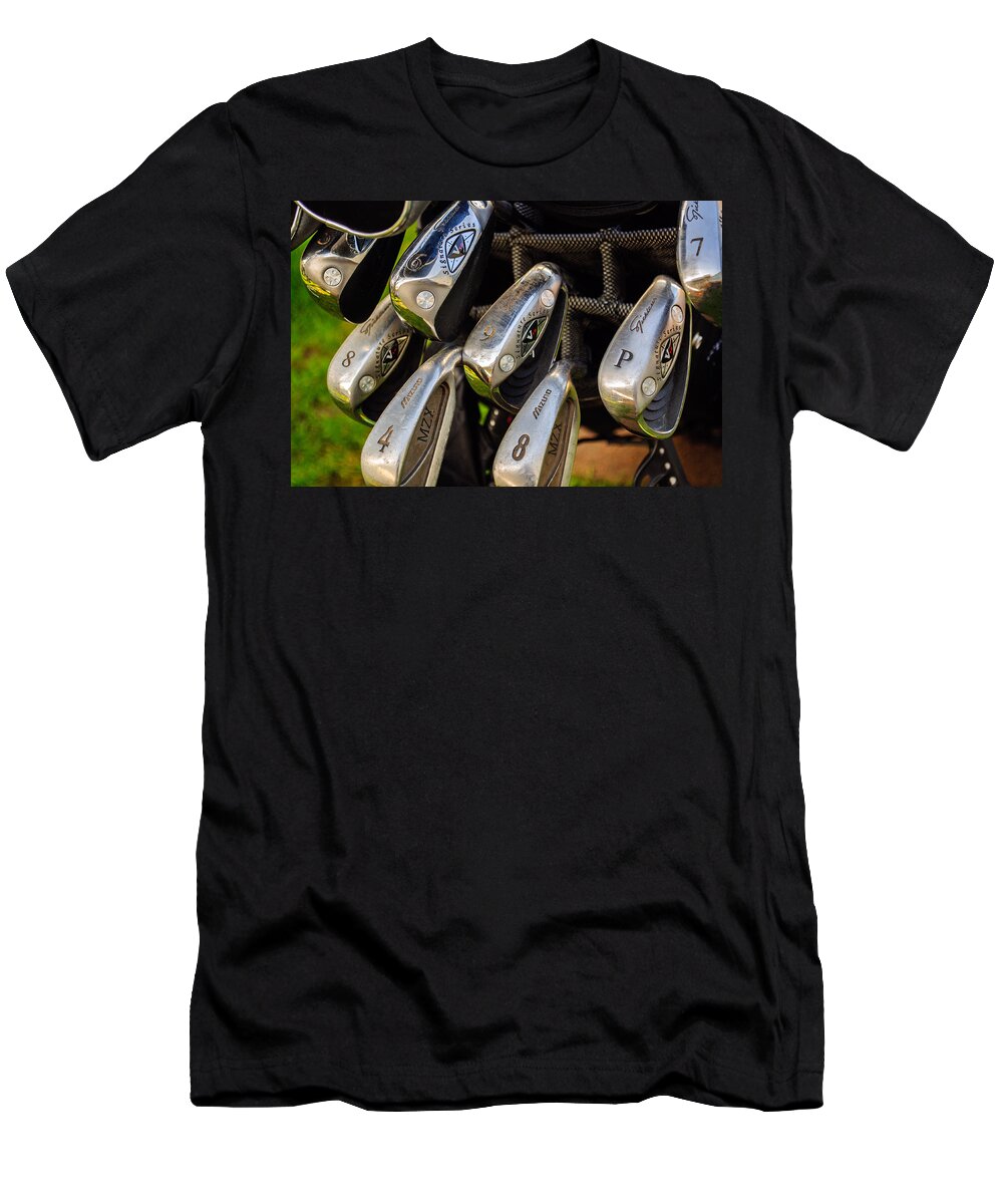 Golf T-Shirt featuring the photograph Golf Clubs by Tikvah's Hope
