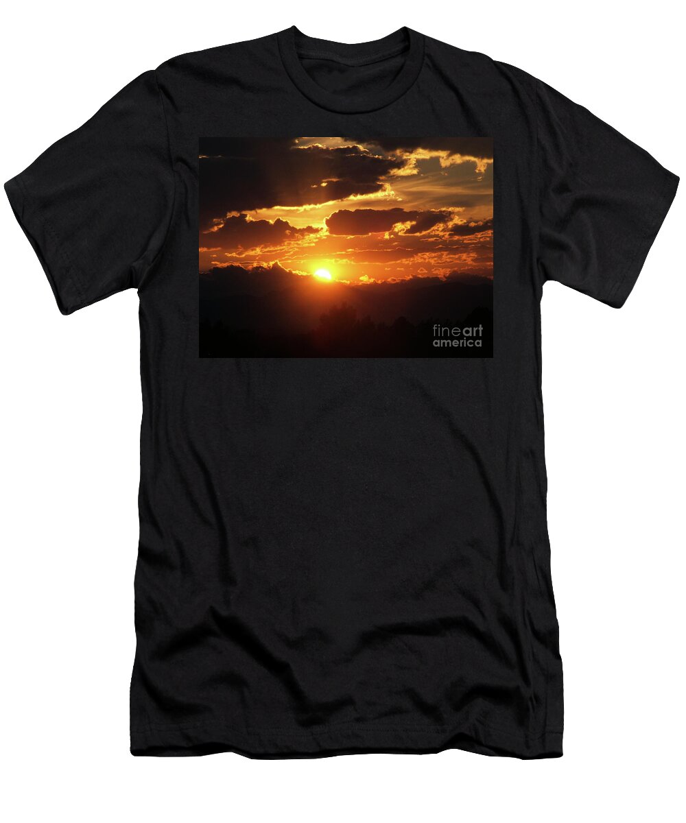 Denver T-Shirt featuring the photograph Goodnight Denver by Kelly Black