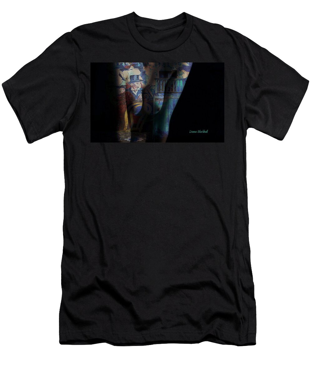 Woman T-Shirt featuring the photograph Graphic Artist by Donna Blackhall